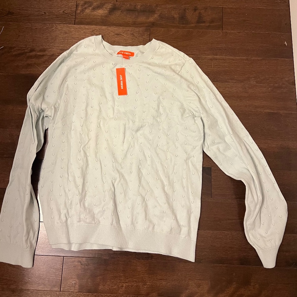 Joe Fresh pale blue sweater